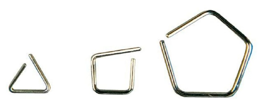 E1 Milligram weights, wire shape, stainless steel