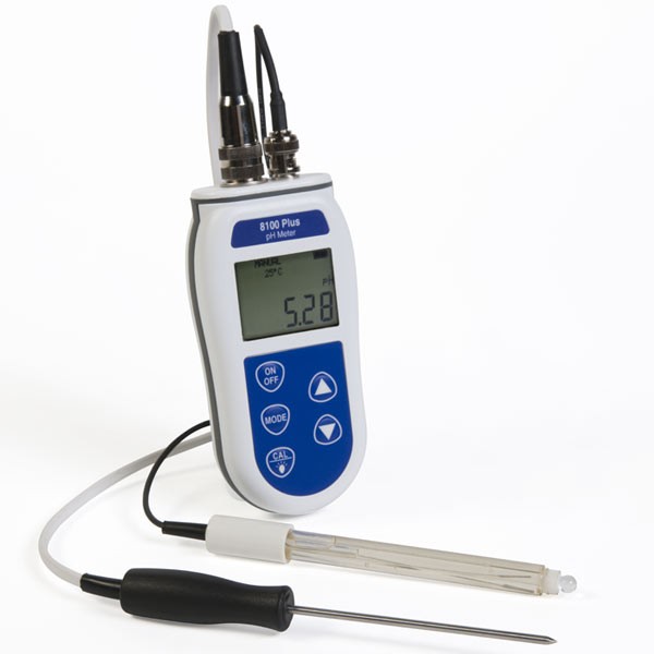 8100 Plus pH temperature meter / 8100 Plus kit